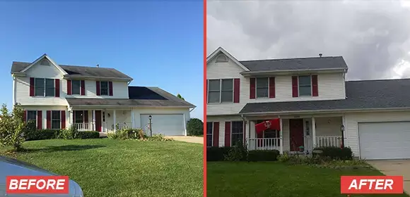 A&M Roofing Before And After