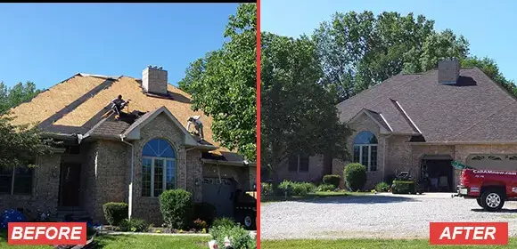 A&M Roofing Before And After