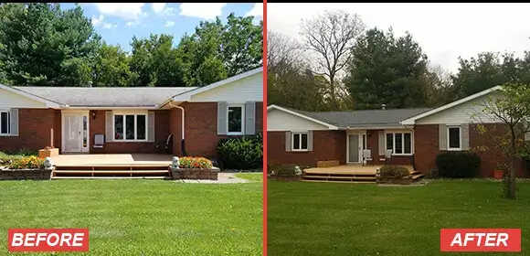 A&M Roofing Before And After