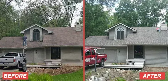 A&M Roofing Before And After