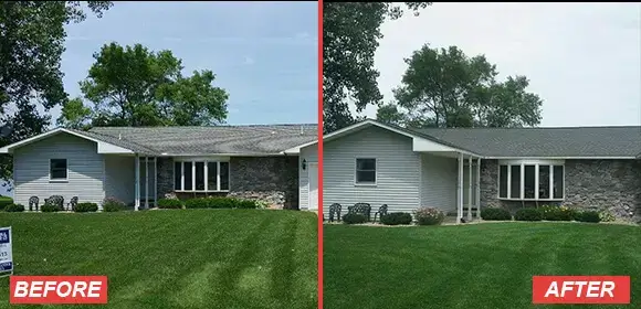 A&M Roofing Before And After